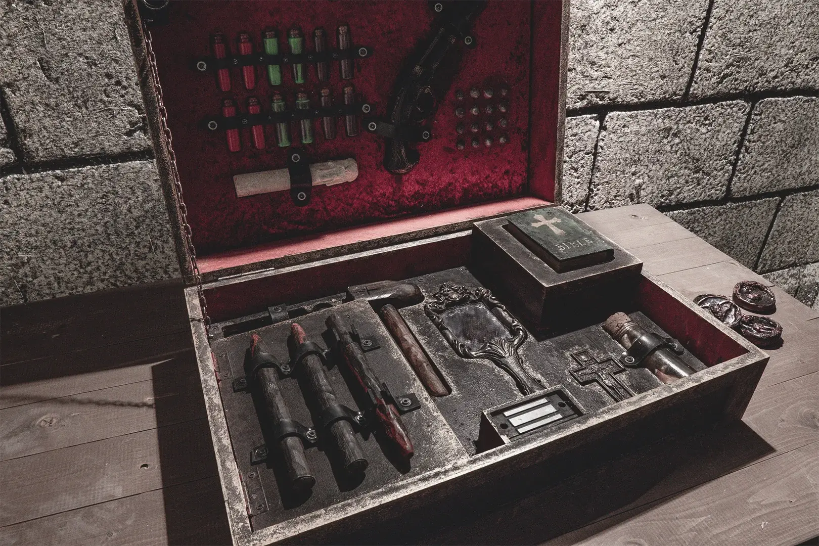 Escape room challenge at Game Over Escape Rooms